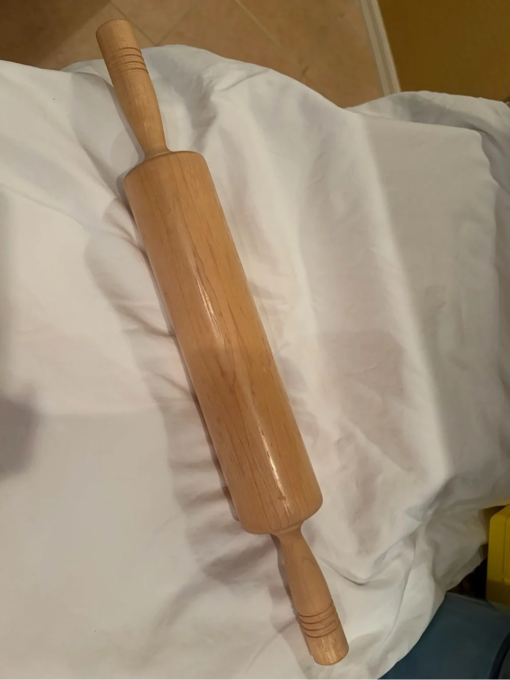 HTF Vic Firth Barrel Rolling Pin Solid maple Wood Roller